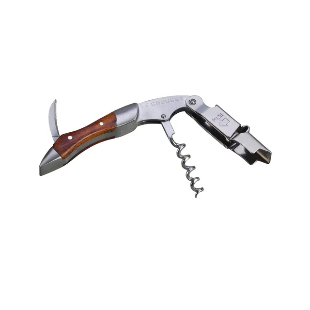 le-creuset-waiter-s-friend-corkscrew-wood-handle image 1
