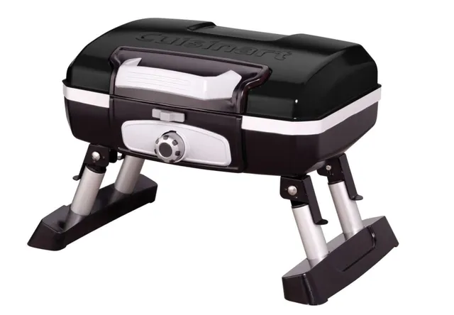 cuisinart-petite-gourmet-portable-gas-grill-compact-tabletop-bbq-with-5-500-btu- image 1