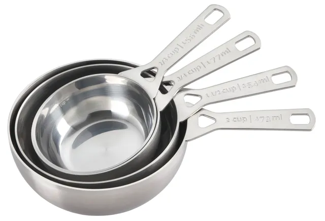 le-creuset-stainless-steel-batch-baking-measuring-cups-set-of-4-2-3-3-4-1-5-2-cu image 1