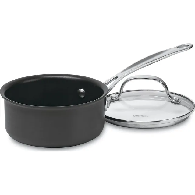 cuisinart-chef-s-classic-nonstick-hard-anodized-1-quart-saucepan-with-cover-619- image 1