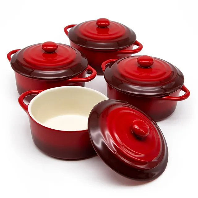 kook-mini-casserole-dishes-12-oz-set-of-4-oven-safe-to-350-f image 1