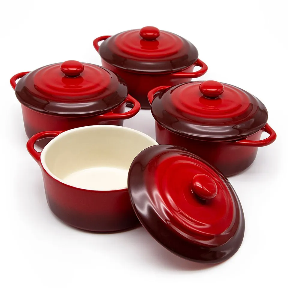 kook-mini-casserole-dishes-12-oz-set-of-4-oven-safe-to-350-f image 1