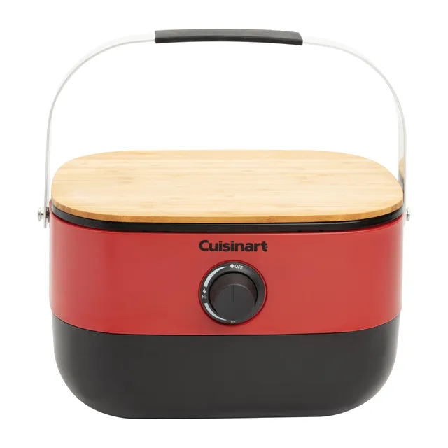 cuisinart-venture-portable-gas-grill-with-cutting-board-lid-154-sq-in-cast-iron- image 1