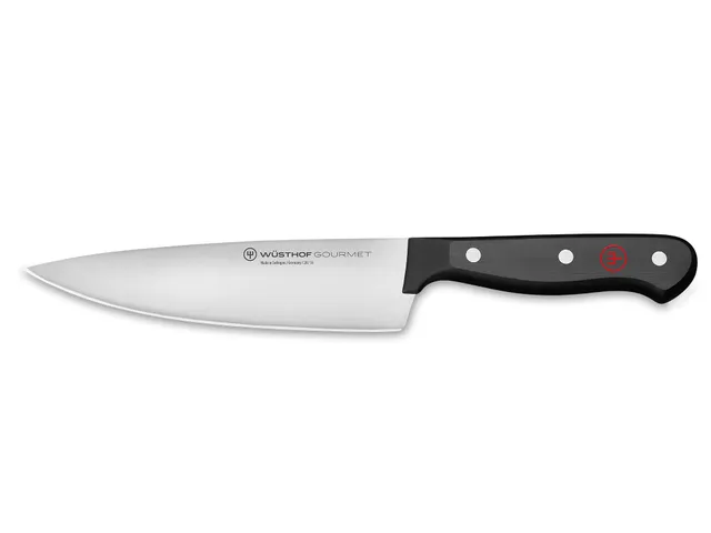 w-sthof-gourmet-6-inch-chef-s-knife-black-precision-laser-cut-stamped-german-kit image 1