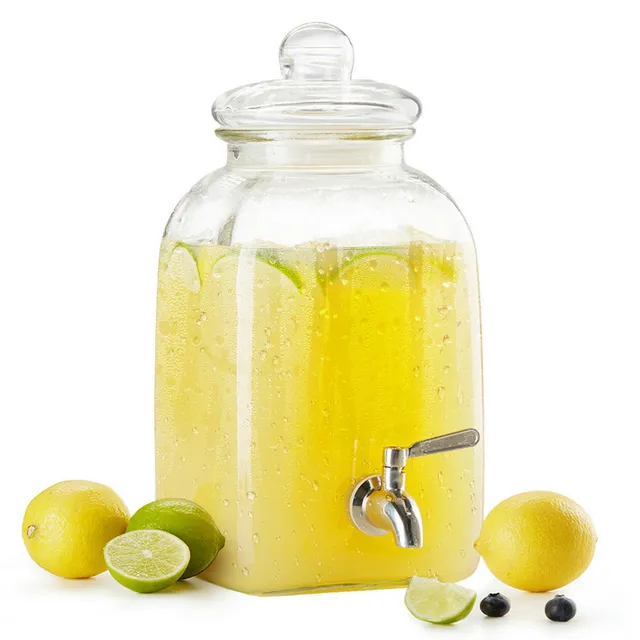kook-glass-drink-dispenser-1-25-gal-stainless-steel-spigot image 1