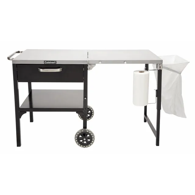 cuisinart-prep-n-cook-outdoor-table-grill-stand-stainless-steel-folding-prep-sta image 1