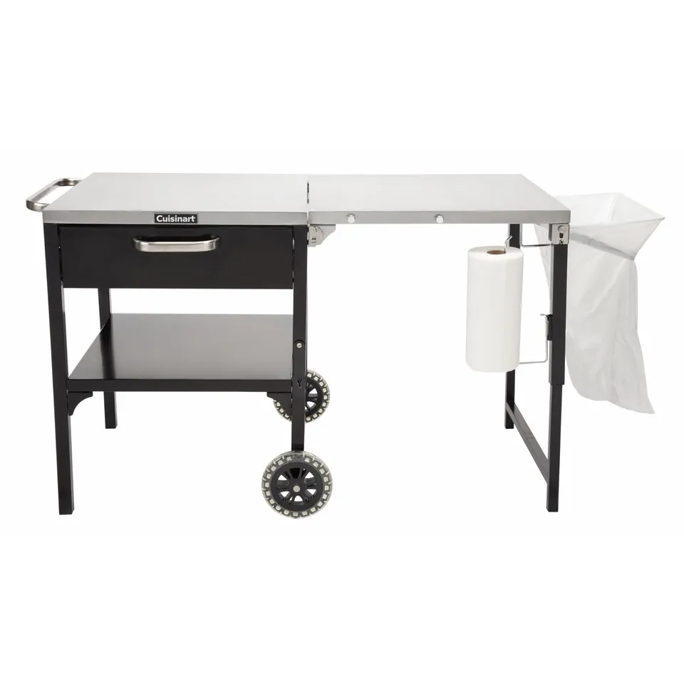 cuisinart-prep-n-cook-outdoor-table-grill-stand-stainless-steel-folding-prep-sta image 1