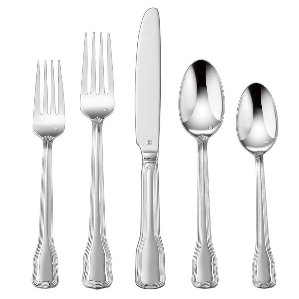 cuisinart-elite-valloire-collection-20-piece-stainless-steel-flatware-set image 1