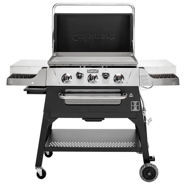 cuisinart-28-outdoor-griddler-broiler-combo-2-in-1-carbon-steel-flat-top-grill-a image 1