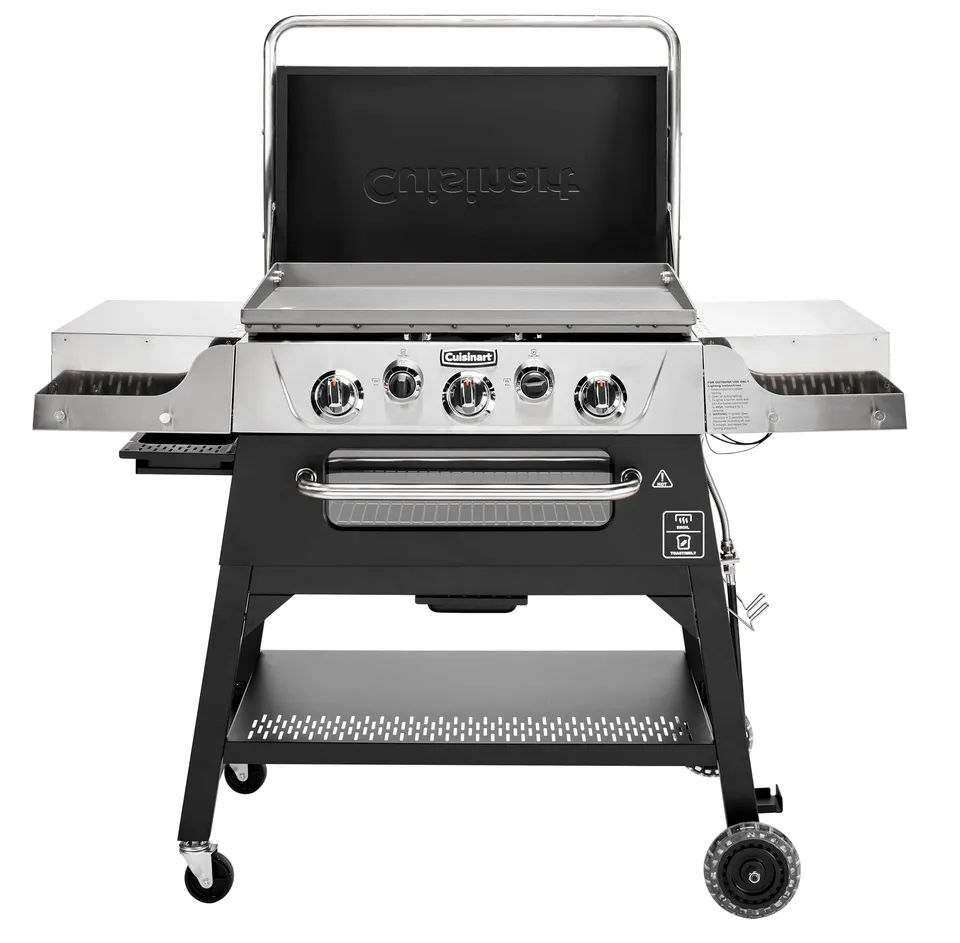 cuisinart-28-outdoor-griddler-broiler-combo-2-in-1-carbon-steel-flat-top-grill-a image 1