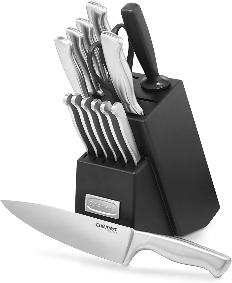 cuisinart-c77ss-15pk-15-piece-stainless-steel-hollow-handle-knife-block-set image 1