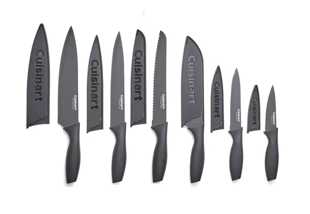 cuisinart-advantage-12-piece-ceramic-coated-knife-set-with-blade-guards image 1