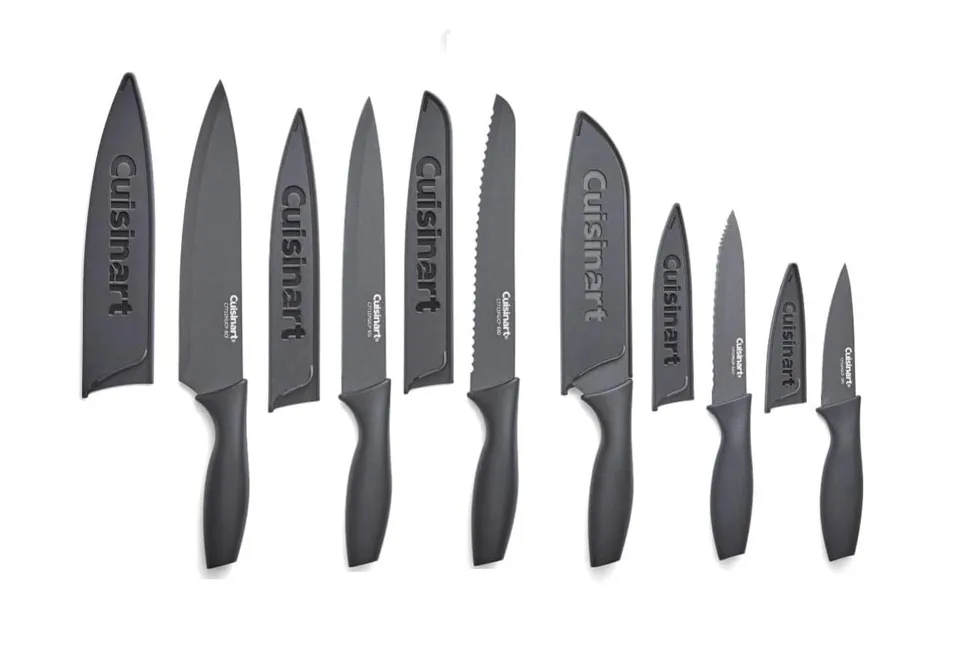 cuisinart-advantage-12-piece-ceramic-coated-knife-set-with-blade-guards image 1