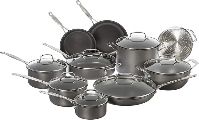 cuisinart-chef-s-classic-nonstick-hard-anodized-11-piece-cookware-set image 1
