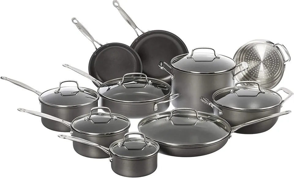 cuisinart-chef-s-classic-nonstick-hard-anodized-11-piece-cookware-set image 1