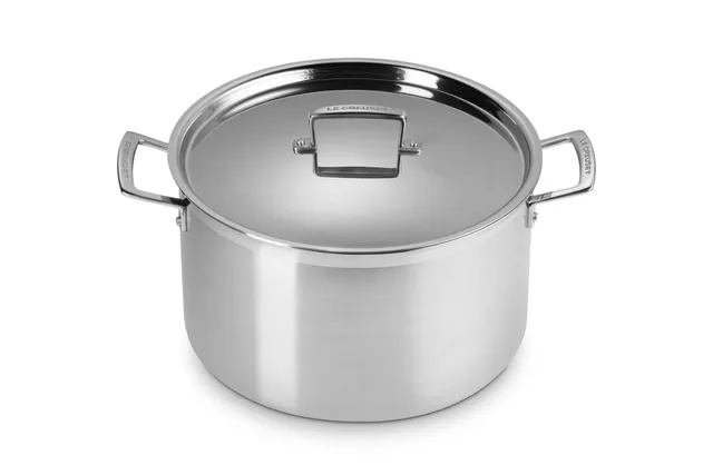 le-creuset-stainless-steel-classic-3-ply-stockpot-10qt image 1