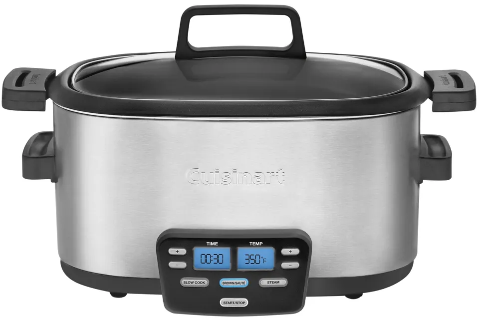 cuisinart-3-in-1-cook-central-6-quart-multi-cooker-msc-600nas-slow-cooker-brown- image 1