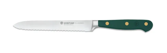 w-sthof-classic-fresh-rosemary-5-serrated-utility-knife-precision-forged-high-ca image 1