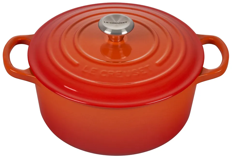 le-creuset-enameled-cast-iron-signature-round-dutch-oven-3-5-qt-flame image 1