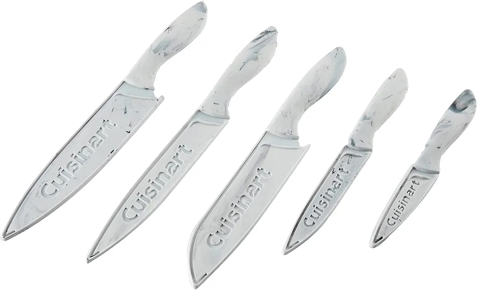 cuisinart-c55-10pwm-ceramic-coated-knife-set-with-blade-guards-10-piece-faux-mar image 1