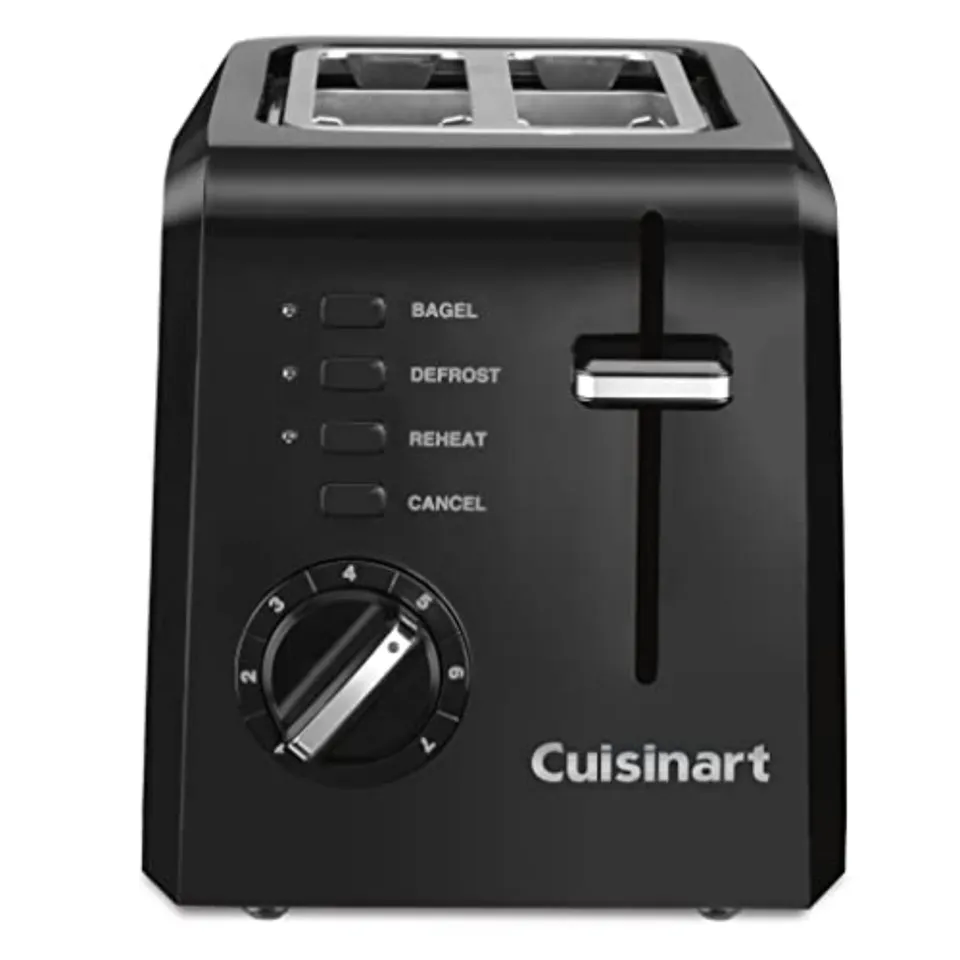 cuisinart-cpt-122bk-2-slice-compact-plastic-toaster-black image 1