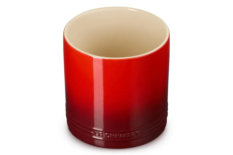 le-creuset-stoneware-signature-utensil-crock-2-7-qt-cerise image 1