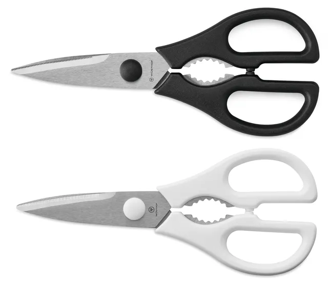 w-sthof-come-apart-kitchen-shears-2-pack-black-white-stainless-steel-dishwasher- image 1