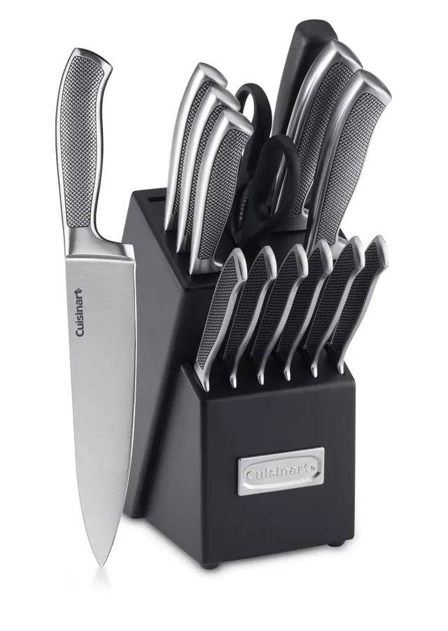 cuisinart-15-piece-stainless-steel-knife-block-set-c77ss-15p image 1