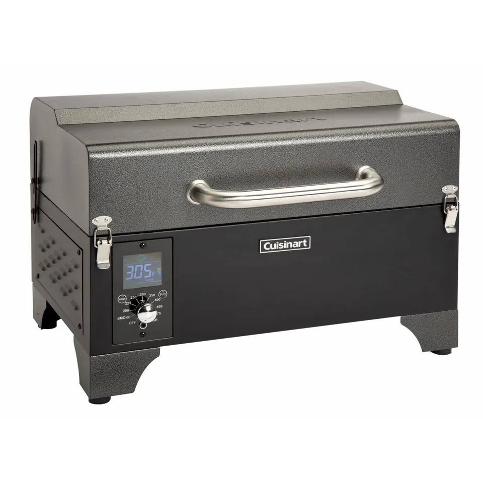 cuisinart-8-in-1-portable-wood-pellet-grill-and-smoker-compact-for-rv-tailgates- image 1