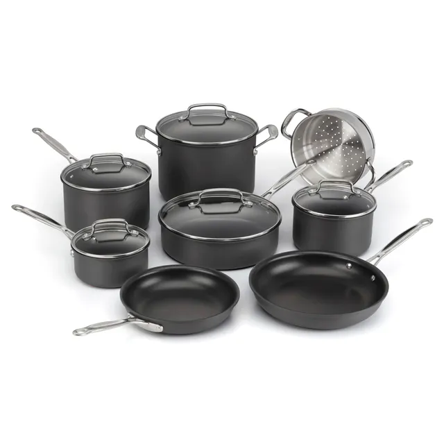 cuisinart-chef-s-classic-nonstick-hard-anodized-cookware-13-piece-set image 1