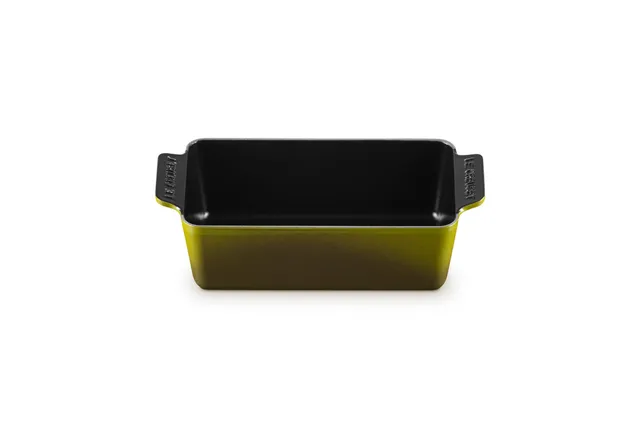 le-creuset-enameled-cast-iron-signature-loaf-pan-2-qt-olive image 1