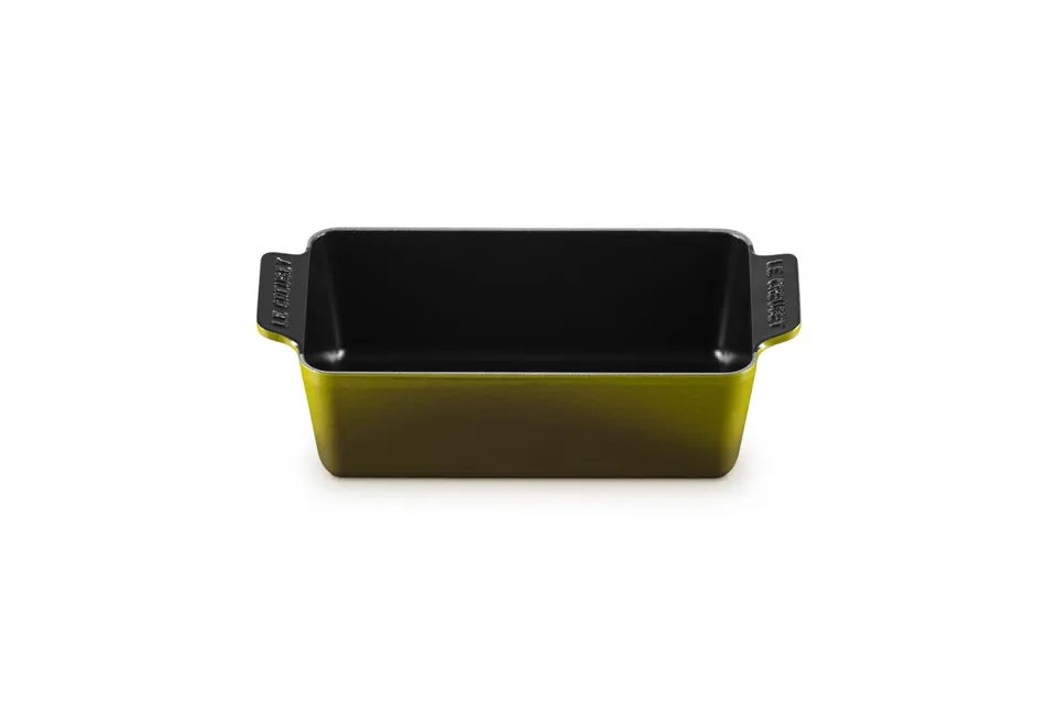 le-creuset-enameled-cast-iron-signature-loaf-pan-2-qt-olive image 1