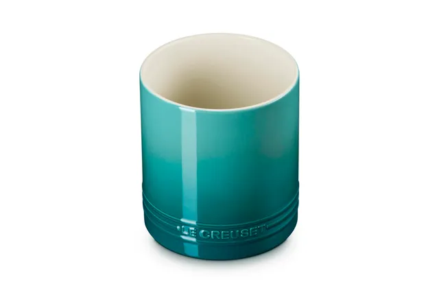 le-creuset-stoneware-signature-straight-wall-utensil-crock-1-qt-riviera image 1