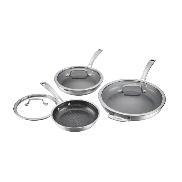 cuisinart-fusionplus-hybrid-stainless-steel-cookware-set-6-piece-8-10-12-skillet image 1