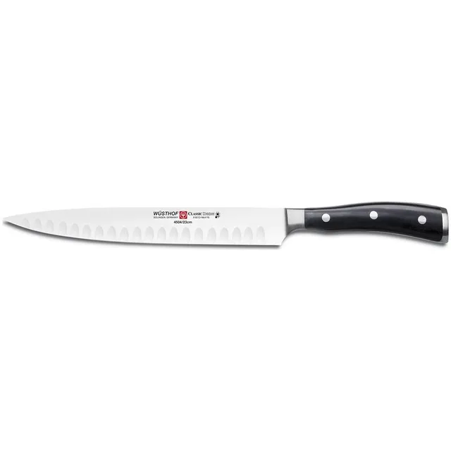w-sthof-classic-ikon-carving-knife-9-hollow-edge-black-handle image 1