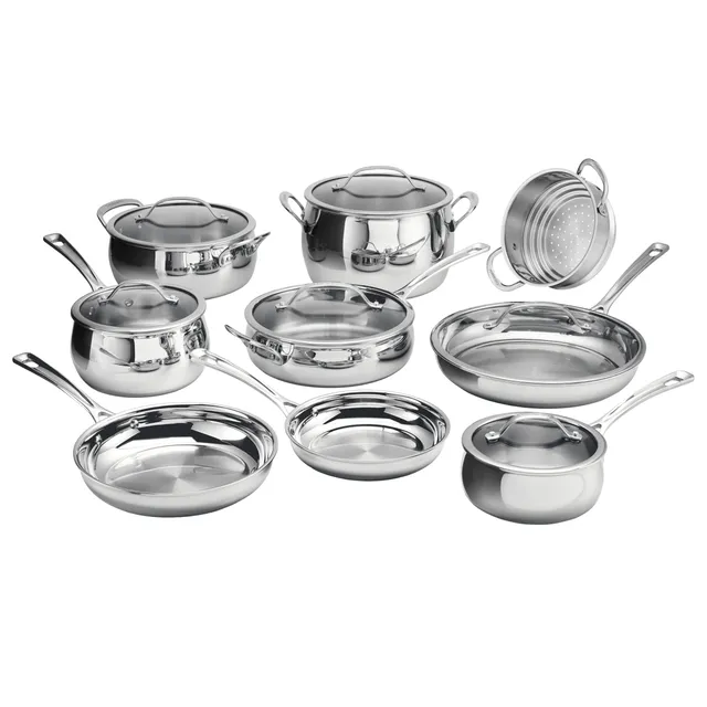 cuisinart-pureclad-pcst-15-15-piece-triple-ply-stainless-steel-cookware-set image 1