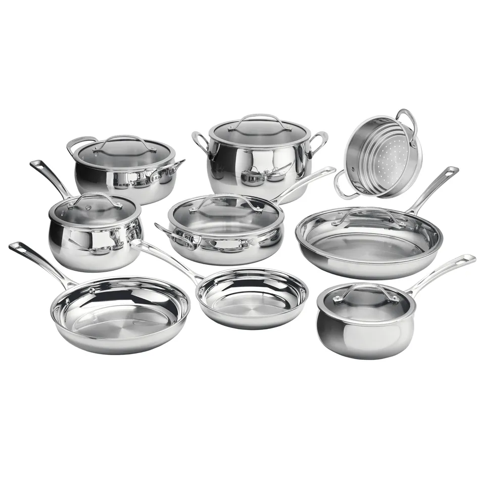 cuisinart-pureclad-pcst-15-15-piece-triple-ply-stainless-steel-cookware-set image 1