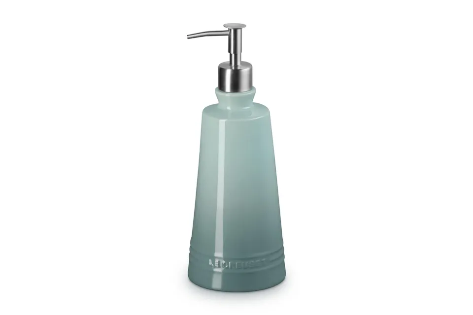 le-creuset-stoneware-signature-soap-dispenser-20-oz-sea-salt image 1