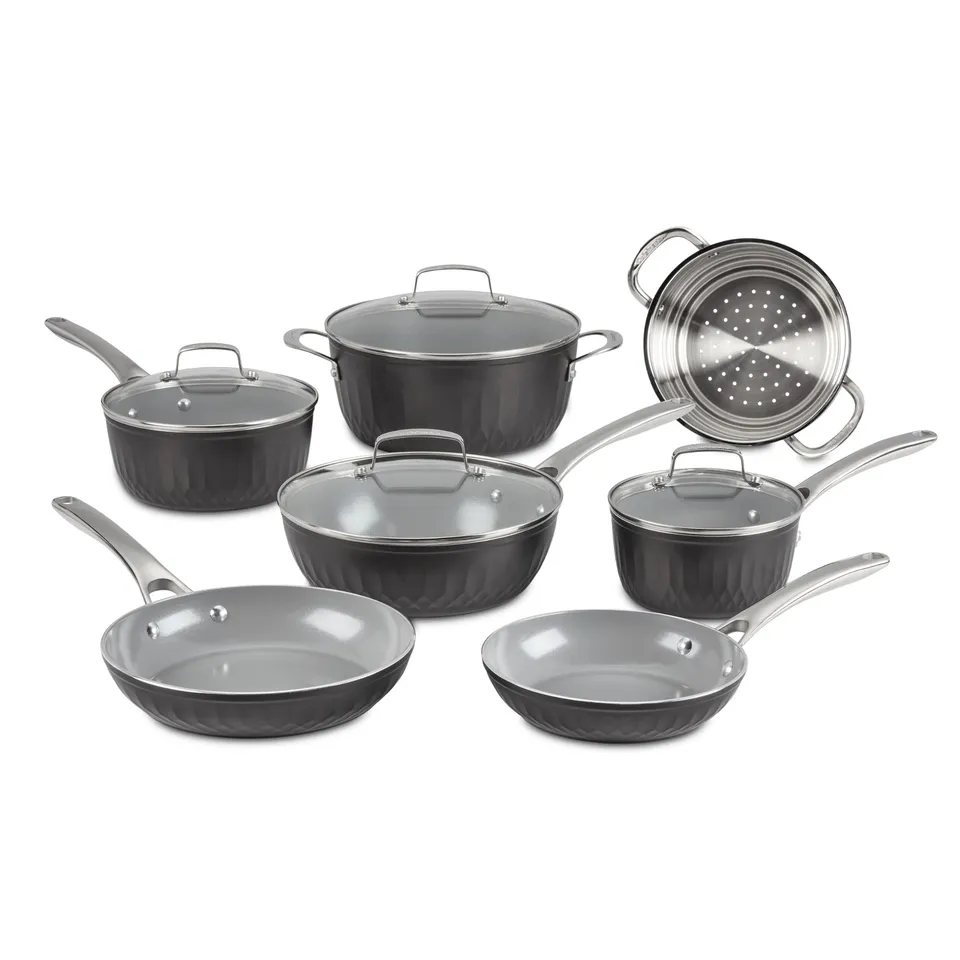 cuisinart-color-impressions-11-piece-ceramic-nonstick-cookware-set-58s-11bk image 1