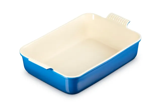 le-creuset-stoneware-heritage-deep-rectangular-lasagna-dish-6-75-qt-marseille image 1
