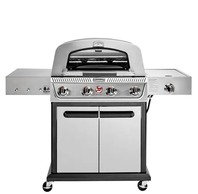 cuisinart-propel-4-burner-3-in-1-gas-grill-stainless-steel-with-griddle-pizza-ov image 1