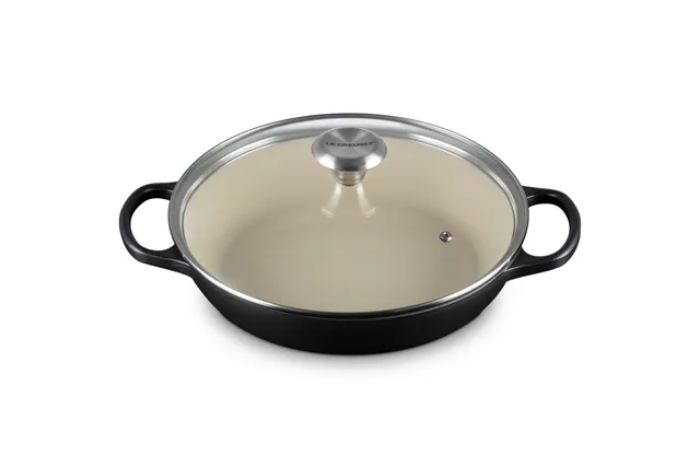 le-creuset-enameled-cast-iron-signature-round-braiser-2-25-qt-with-glass-lid-lic image 1