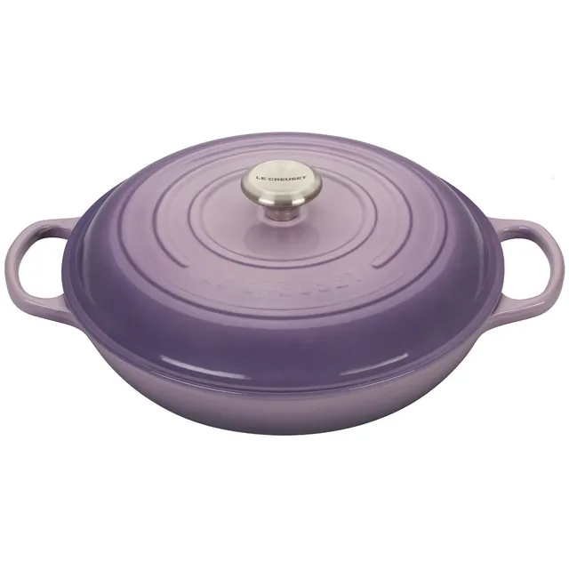 le-creuset-enameled-cast-iron-signature-braiser-3-5-qt-provence-versatile-cookwa image 1