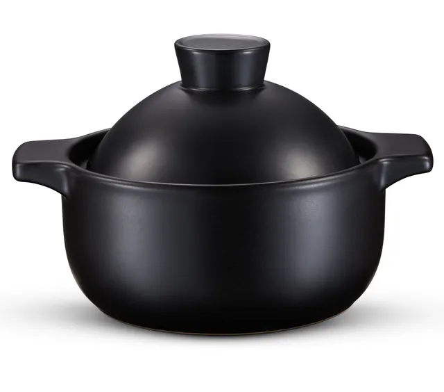 kook-korean-dolsot-pot-stoneware-traditional-bibimbap-stew-pot-even-heating-stov image 1