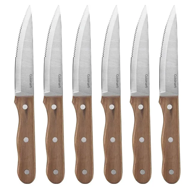 cuisinart-advantage-cutlery-6-piece-triple-rivet-walnut-steak-knife-set image 1