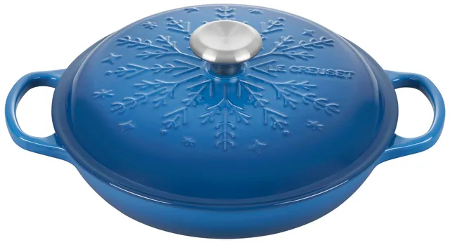 le-creuset-no-l-collection-signature-enameled-cast-iron-snowflake-braiser-2-25-q image 1