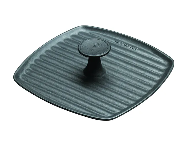 le-creuset-enameled-cast-iron-panini-press-9-licorice image 1