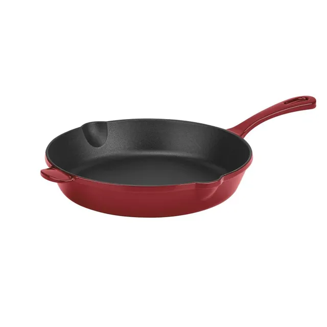 cuisinart-chef-s-classic-enameled-cast-iron-10-inch-round-fry-pan-cardinal-red image 1