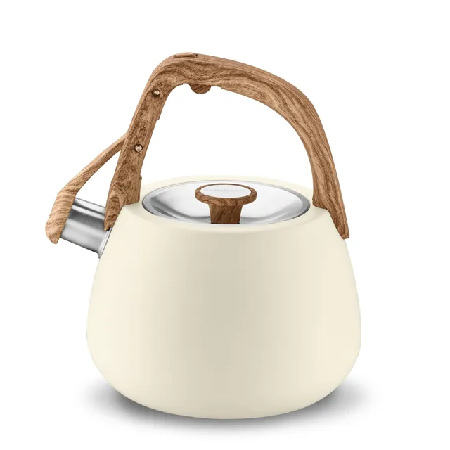 cuisinart-sweet-retreat-2-qt-tea-kettle-matte-cream-with-wood-handle image 1