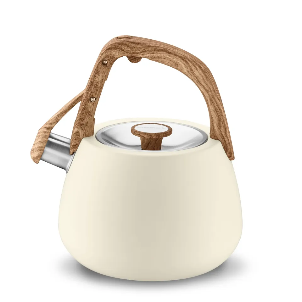 cuisinart-sweet-retreat-2-qt-tea-kettle-matte-cream-with-wood-handle image 1